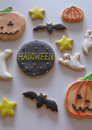 ハロウィンアイシングクッキー2009-レシピのメイン写真