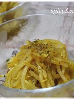 もやしのカレー酢炒め-レシピのメイン写真