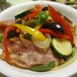彩り野菜のオリーブオイル炒め