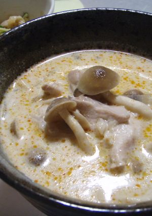 鶏肉のココナッツミルクスープ-レシピのメイン写真