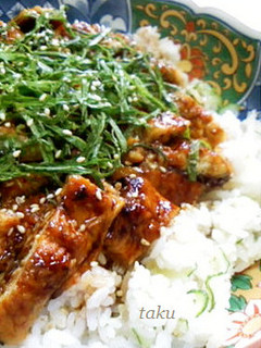 スダチとキュウリのサッパリうなぎご飯-レシピのメイン写真