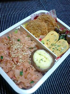 桜えびと梅昆布茶のピンクご飯☆-レシピのメイン写真