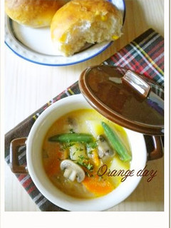 野菜たっぷり♡温かいヨーグルトスープ-レシピのメイン写真