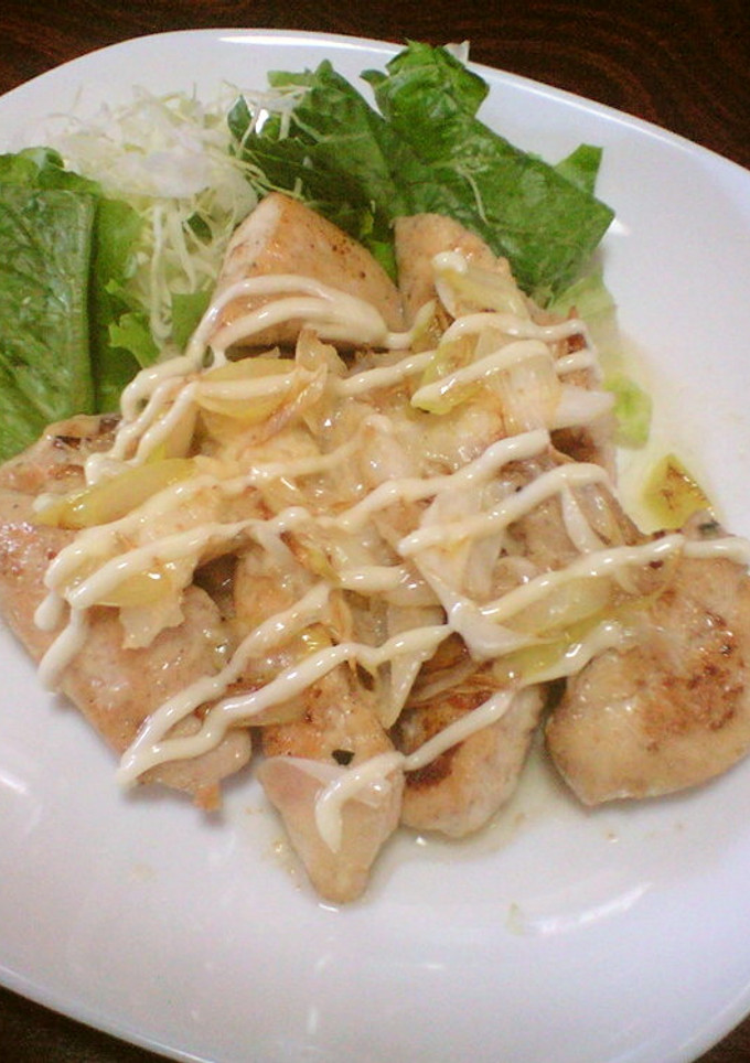 切って焼くだけささみマヨねぎ-レシピのメイン写真