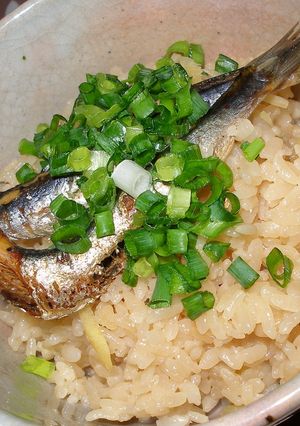 生姜が香る♪いわし飯-レシピのメイン写真