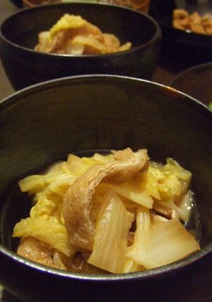 白菜とお揚げの煮びたし-レシピのメイン写真