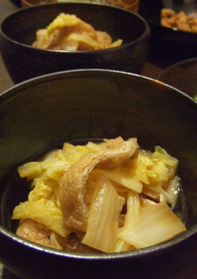 白菜とお揚げの煮びたし-レシピのメイン写真