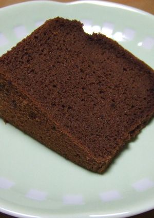 ふわっふわ❤ショコラシフォンケーキ-レシピのメイン写真