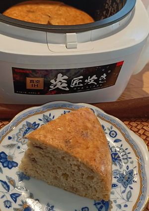 炊飯器で簡単♪朝食向け甘さ控えめバナナケーキ-レシピのメイン写真