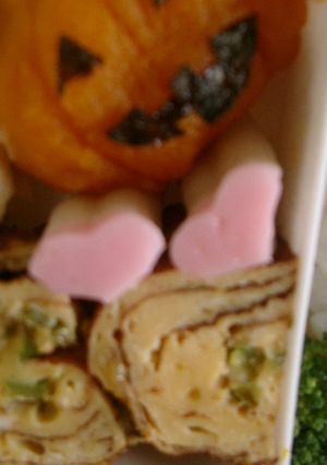 お弁当に！飛び出す？かまぼこのハート-レシピのメイン写真