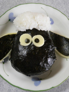 ひつじのショーンおにぎり(キャラ弁)-レシピのメイン写真