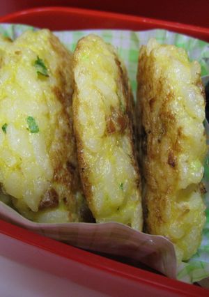 離乳食★完了～納豆お焼き風・お弁当にも♪-レシピのメイン写真