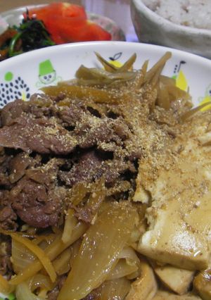 牛蒡たっぷり肉豆腐-レシピのメイン写真