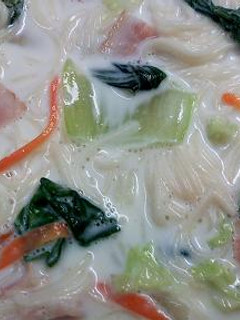 ヘルシ~♪美味しい♪ シチュースープ素麺-レシピのメイン写真