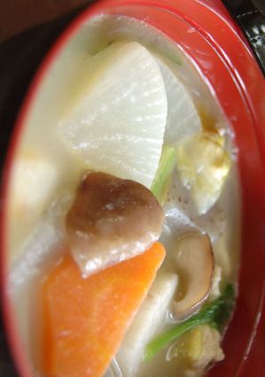 バター風味♪野菜たっぷりけんちん汁-レシピのメイン写真