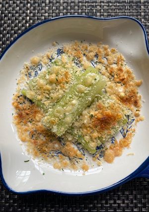 ふきのガーリックチーズパン粉焼き-レシピのメイン写真