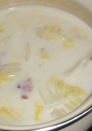白菜のミルクスープ♡-レシピのメイン写真