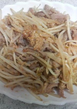豚肉とたらこのもやし炒め-レシピのメイン写真