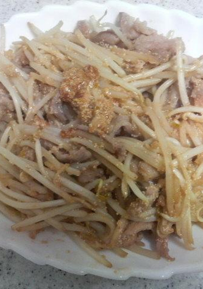 豚肉とたらこのもやし炒め-レシピのメイン写真