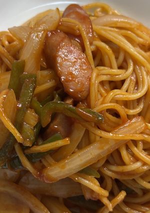 調味料二つでナポリタン-レシピのメイン写真