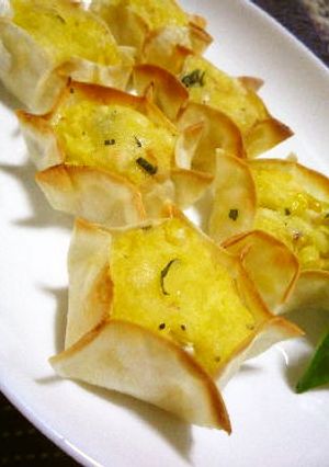 おつまみに☆餃子カップに入ったポテト-レシピのメイン写真
