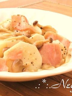 ∮にんにく風味✰里芋とベーコンの炒め煮∮-レシピのメイン写真