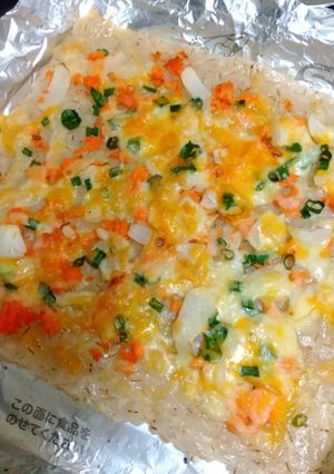 押し麦でピザ-レシピのメイン写真