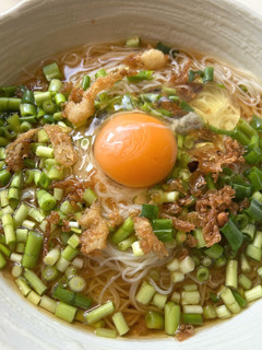 ネギ卵そうめん-レシピのメイン写真