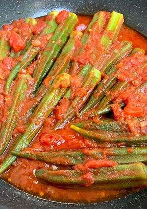 オクラのトマト煮込み-レシピのメイン写真