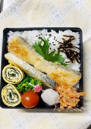 2/16ﾖｯﾁｬﾝ☆サーモンフライお弁当-レシピのメイン写真