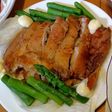 味付け塩だけ・油少なめ・鶏もも1枚揚げ!