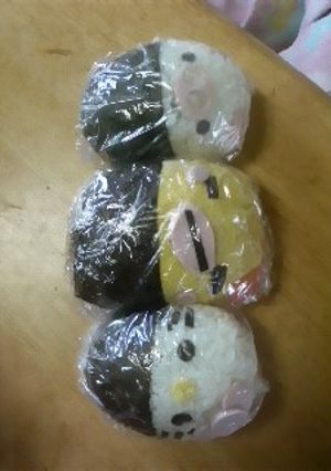 ブタ･ひよこ･キティでキャラ★おにぎり-レシピのメイン写真