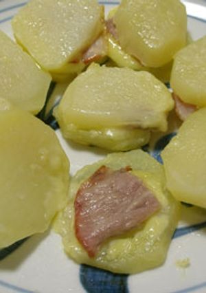 ハムチーズサンドポテト　お弁当のおかず-レシピのメイン写真