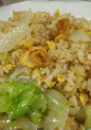 ガーリックレタス炒飯-レシピのメイン写真