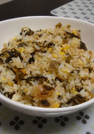 シンプル高菜チャーハン-レシピのメイン写真