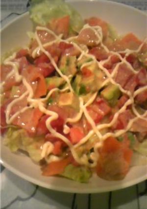 アボカドとトマトのうどんサラダ☆-レシピのメイン写真