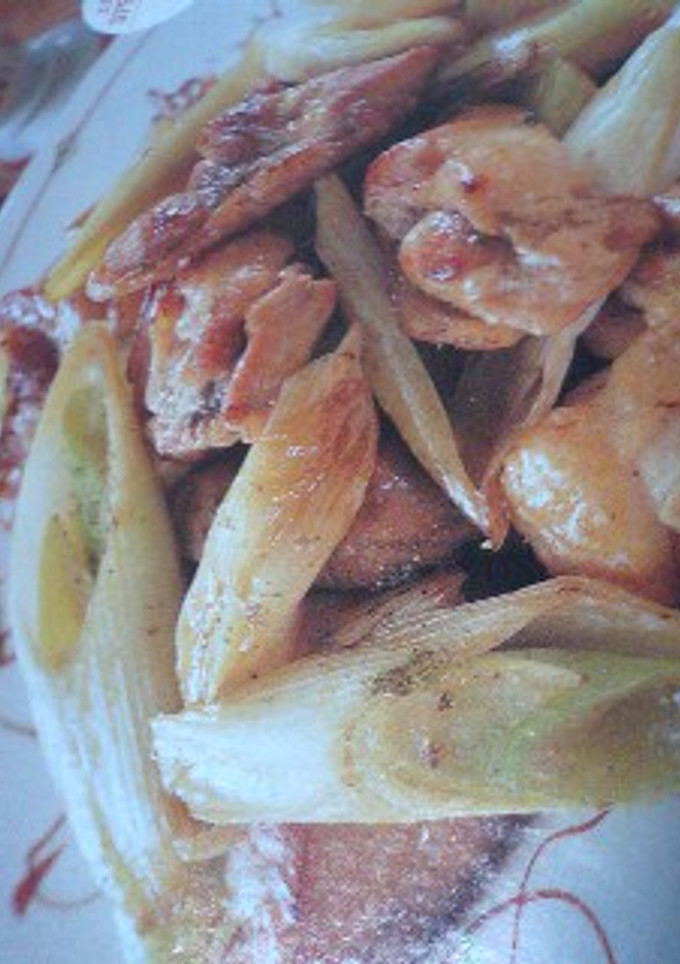 鶏肉とねぎの甘辛炒め-レシピのメイン写真