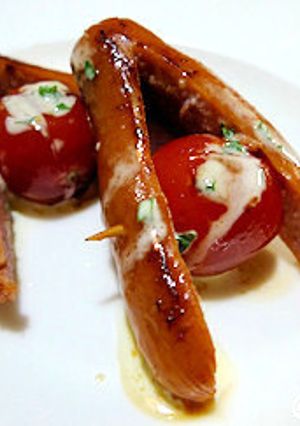 ウインナとミニトマトのA字焼き-レシピのメイン写真