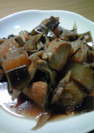 圧力鍋を使った筑前煮風ごった煮-レシピのメイン写真