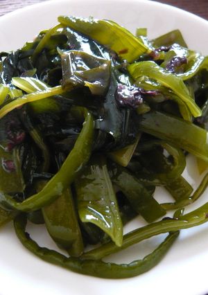 茎わかめの梅酢和え-レシピのメイン写真