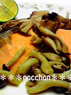 レンジで3分★鮭とキノコの包み蒸し-レシピのメイン写真