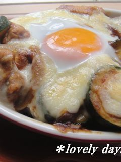 鶏肉とズッキーニのカレードリア-レシピのメイン写真