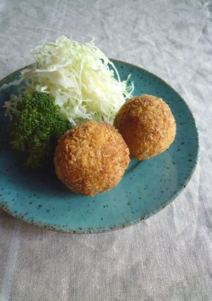 豆腐でとろ～りなビーフクリームコロッケ-レシピのメイン写真