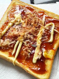 食パンで簡単お好み焼き風-レシピのメイン写真