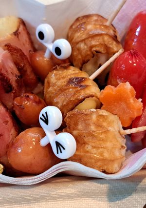 お弁当用☆ちくわでかたつむり-レシピのメイン写真