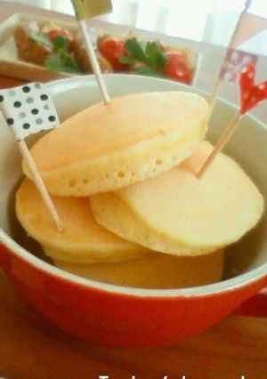 裏技☆ふわっふわﾎｯﾄｹｰｷ-レシピのメイン写真