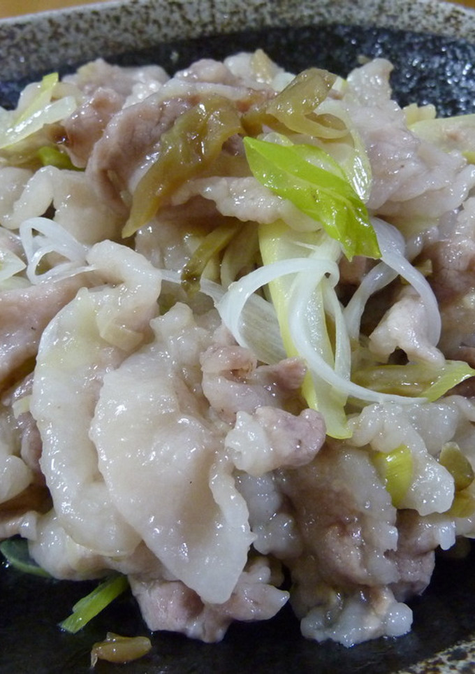 豚肉のネギ・ザーサイ蒸し-レシピのメイン写真
