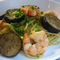 รูปของ ✿なすと海老のバターしょうゆパスタ✿