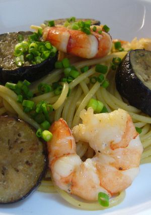 ✿なすと海老のバターしょうゆパスタ✿-レシピのメイン写真