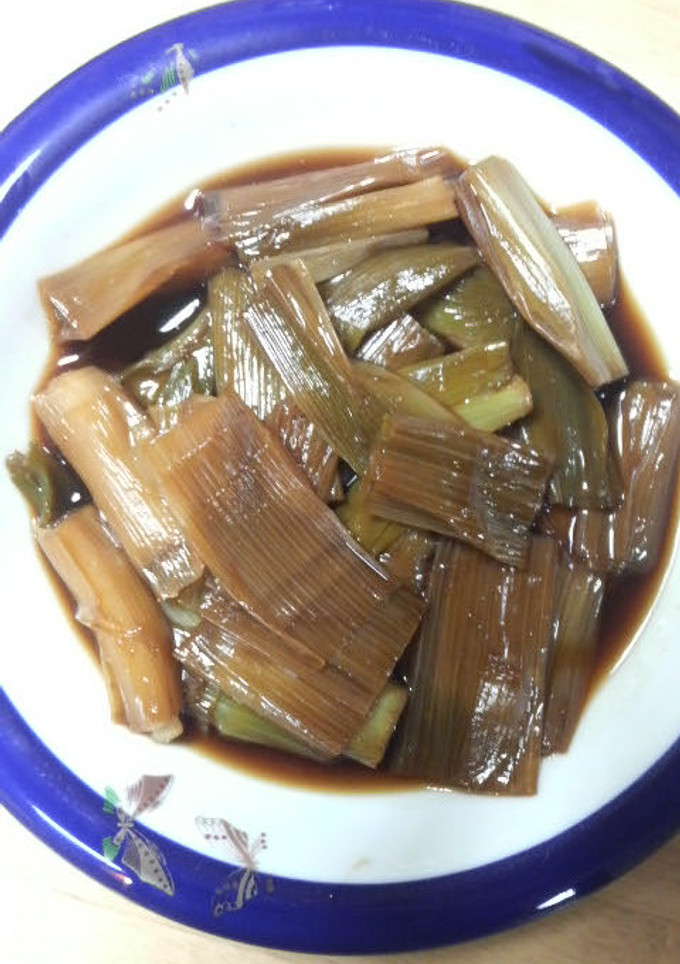 煮魚の残り汁でネｷﾞ煮♪-レシピのメイン写真